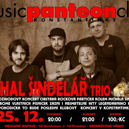 Michal Šindelář trio v MC Panteon 1