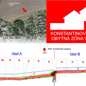Výzva k prodeji posledního pozemku určeného k výstavbě rodinného domu v lokalitě Obytná zóna Konstantinovy Lázně  - východ 1