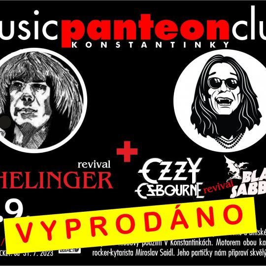 !! VYPRODÁNO !!  .... Jiří Schelinger revival Praha + Black Sabbath a Ozzy Osbourne revival  1